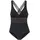 LASCANA Badeanzug Damen Schwarz/Mehrfarbig 48 Cup C