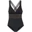 LASCANA Badeanzug Damen Schwarz/Mehrfarbig 48 Cup C