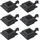 vidaXL LED Outdoor Solarleuchten 12 cm schwarz 6 St.