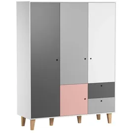 Vox Kleiderschrank 3 Türen 0 x 0 x 0 cm Pink