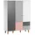 Vox Kleiderschrank 3 Türen 0 x 0 x 0 cm Pink