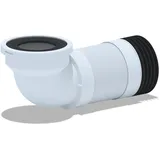 Belvit WC Flex Anschluss Rohrstutzen Eck DN 90/110 (320-750mm)