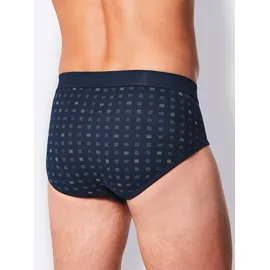 SCHIESSER Essentials Sportslips navy blau kariert L 2er Pack