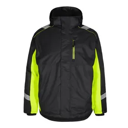 Winterjacke "1871-354" Cargo - M - schwarz/gelb