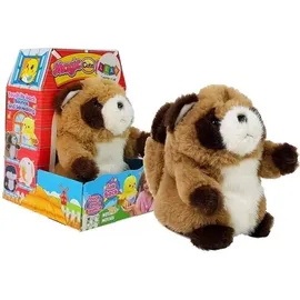 LeanToys Interaktiver Waschbär 15 cm