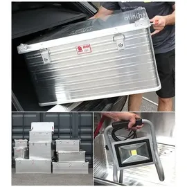 B2B Partner Aluminium-Box 782 x 585 x 412 mm 1-tlg. silber