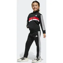 adidas LK 3S TIB TS Trainingsanzug Schwarz/Weiß 122