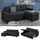 VitaliSpa Ecksofa Campina Polyester 3-Sitzer Anthrazit
