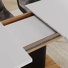 Vicco Fenaro 120 x 77,4 x 80 cm weiß/goldkraft Eiche