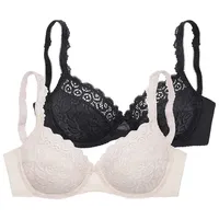 PETITE FLEUR Bügel-BH Damen puder+schwarz Gr.85E