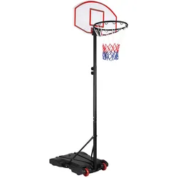 Basketballkorb höhenverstellbar 172-210cm mit Rollen