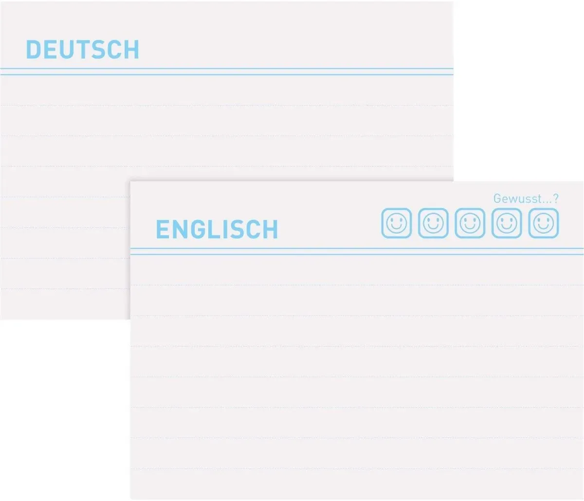 Preisvergleich Produktbild Herlitz Karteikarten weiß