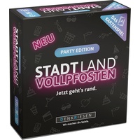 Denkriesen Stadt Land Vollpfosten - Das Kartenspiel Party Edition Jetzt geht's rund