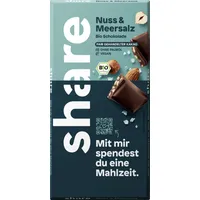 share Bio Nuss & Meersalz Schokolade 100,0 g