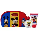 Air-Val Mickey Mouse Eau de Toilette 50 ml + Shower Gel 100 ml + Kosmetiktasche Geschenkset