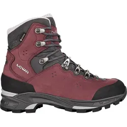 LOWA Damen Bergstiefel Damen Trekkingschuhe Lavena, bordeaux/grau, 38