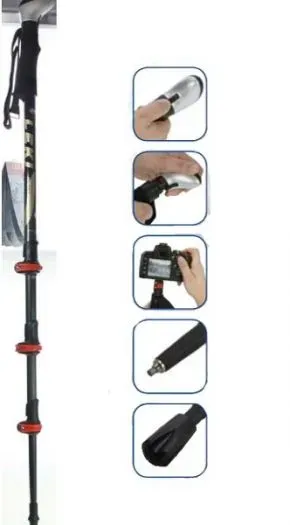 LEKI Trekking Stock Photosystem FS Carbon