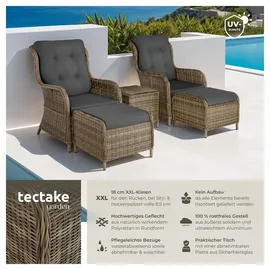 Tectake Benissa Loungeset beige