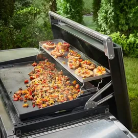 Weber Warmhalterost 76 x 26 cm Edelstahl Silber