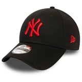 New Era New York Yankees MLB League Essential Black/Scarlet 9Forty Adjustable Cap -