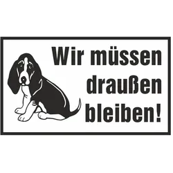 Hinweisschild - Hund