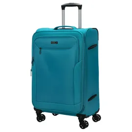 d & n Travel Line 6864 4-Rollen Trolley 66 cm / 63 l petrol