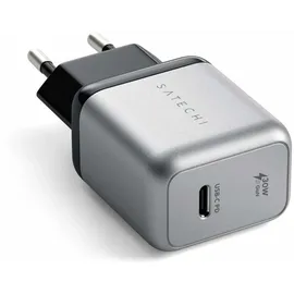 Satechi 30W USB-C GaN Wandladegerät - Schwarz/Silber