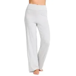 Damella Bamboo Lounge Pants Graumelliert Bambus Large Damen