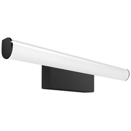 kalb Material für Möbel kalb LED Spiegelleuchte 400mm rund Wandlampe 230V Badezimmer Leuchte schwarz neutralweiß