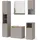 Vicco Badmöbel-Set Marelle 5 Teile