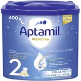 Milupa Aptamil Abendfläschchen, nach dem 6. Monat, Baby-Milchpulver (1 x 400 g)