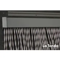 La Tenda PADOVA 4 Türvorhang 90 x 210 cm Braun