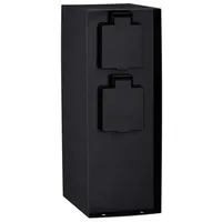 Paulmann Steckdosensäule Rio 4-fach IP44 Anthrazit 1 St.