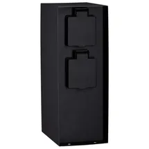 Paulmann Steckdosensäule Rio 4-fach IP44 Anthrazit 1 St.