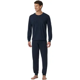 SCHIESSER Schlafanzug Comfort Essentials Blau 52