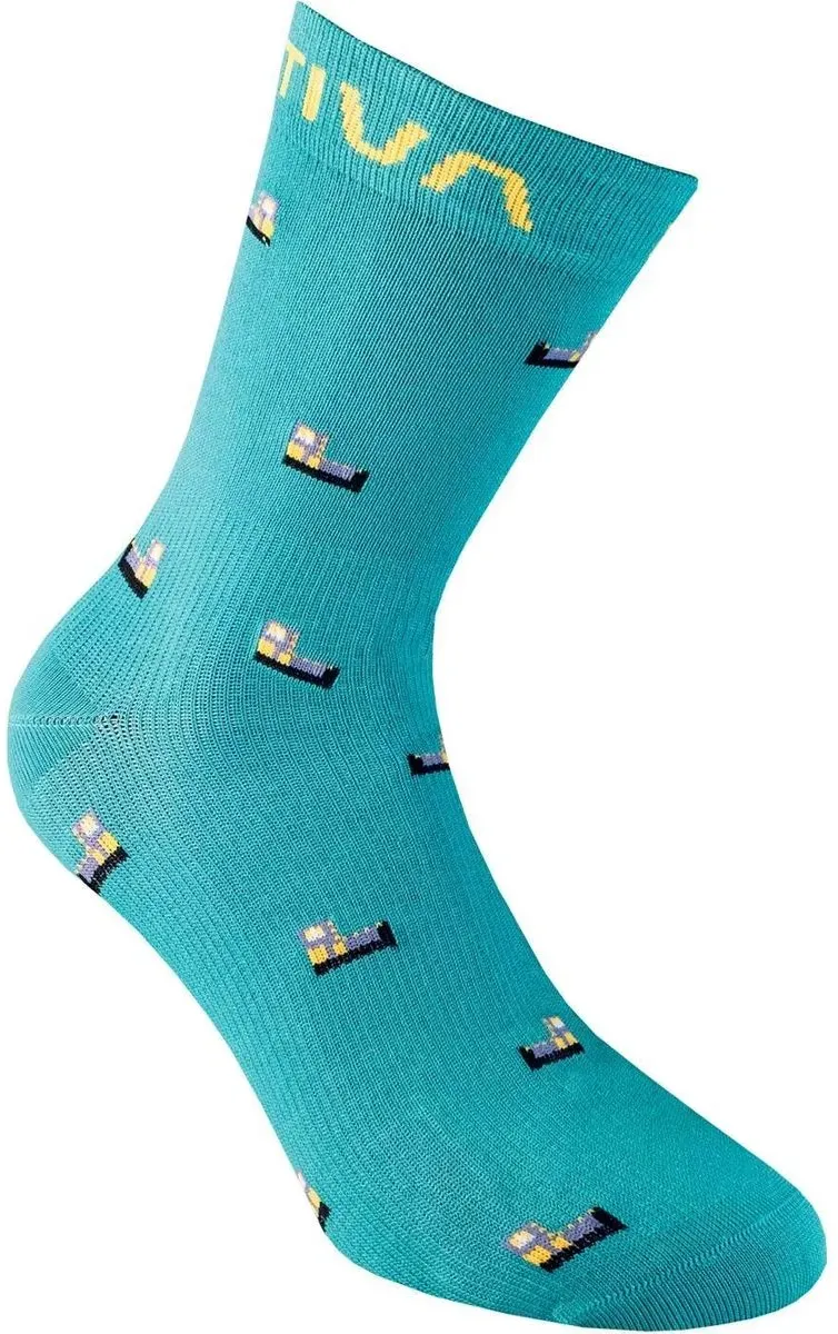 La Sportiva Outdoor Fun Socks emerald/yellow (608100) L