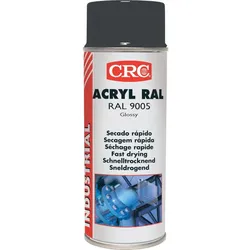 CRC Acryl RAL 9005 Tiefschw.,glanz, 400ml Spraydose ( Inh.6 Stück )