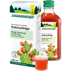 Schoenenberger Naturreiner Fruchtsaft Kaktusfeige 200 ml Saft