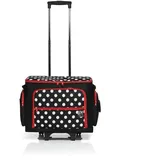 Prym Nähmaschinen-Trolley Polka Dots, schwarz/rot/weiß,