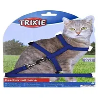 Trixie 4185 Katzengeschirr mit Leine, Nylon, 22–42 cm/10 mm, 1,25 m
