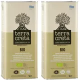 Terra Creta Estate Bio Olivenöl 2x 5,0l Kanister| Extra natives Olivenöl