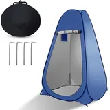 Das Tragbare Pop-up-sichtschutzzelt Eignet Sich Für Außendusche, Ankleidezimmer, Sonnenschirm Und Campingtoilette (blau)