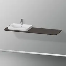 Duravit Happy D.2 Plus 160x55cm, m 1 AS, Beck. li, Nussb geb.