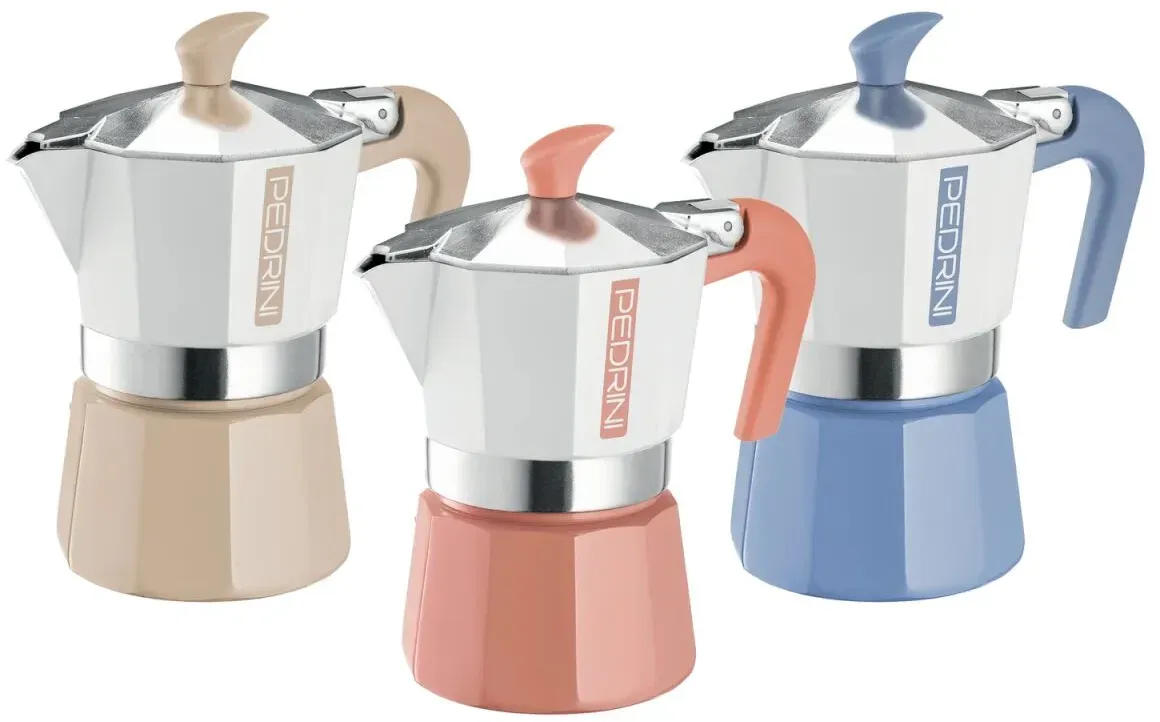 Pedrini 02CF168 Manuelle Kaffeemaschine Mokka-Kanne