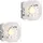 GLOBO Wandleuchte K5 Kristalle 2er Set 12x9,5x12 cm silber
