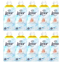 11tlg Set | 10x1239ml Lenor Weichspüler Sensitiv  Hypoallergen + Sisal Bag 590WL
