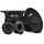 DS18 PRO-GM6.4PK Mittel- und Hoch-Komplettpaket, inklusive 2 x Mitteltöner 15,2 cm und 2 x Aluminium Super Bullet Hochtöner 2,5 cm eingebauter Crossover, Türlautsprecher, Auto/LKW Stereo-Soundsystem