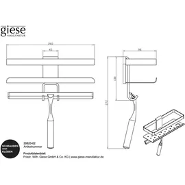 Giese Newport Duschkorb 30820-02