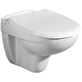 Geberit Virto WC-Sitz mit Absenkautomatik, Befestigung von oben, weiß/glänzend
