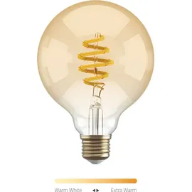 Hombli Filament Bulb CCT E27 G95-Amber 2er-Set